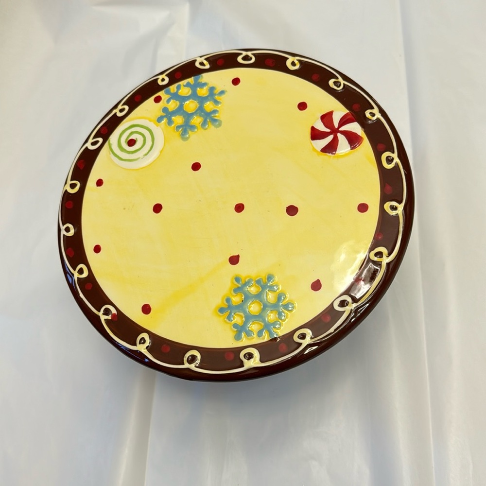 🎉2/15.00🎉 Small Cake/ Cupcake Mini Stand ceramic painted Desert Mambo Group